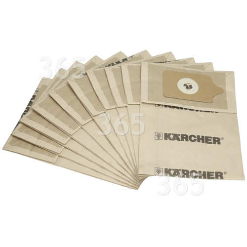 Sacs En Papier Pour Aspirateur (Paquet De 10) Karcher