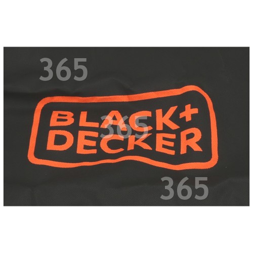 Sac À Déchets Verts Pour Aspirateur De Jardin : Noir - Black & Decker