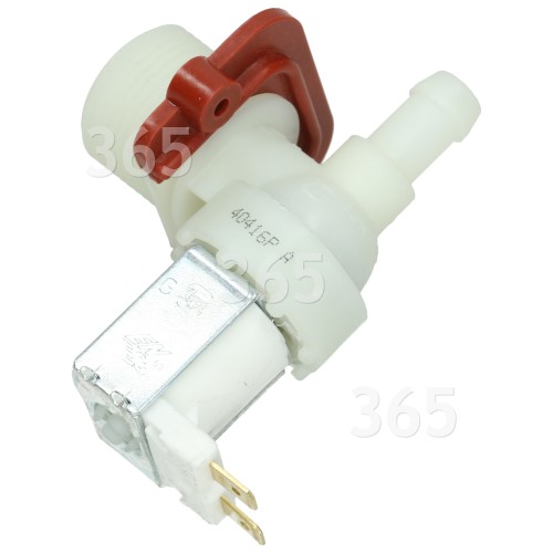 Whirlpool Cold Water Single Solenoid Inlet Valve : 90Deg. With 12 Bore Outlet