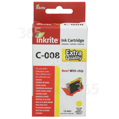 Inkrite Kompatible Canon CLI-8Y Tintenpatrone Gelb