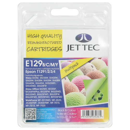 Jettec Wiederaufbereitete Epson T1295 Tintenpatronen Multipack | 365