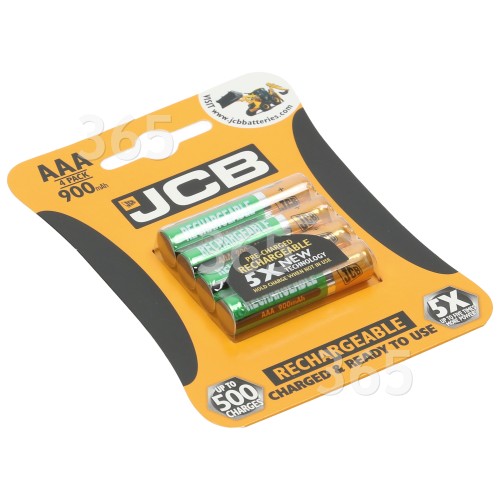 Batterie Ricaricabili AAA NiMH (pronte All'uso) JCB