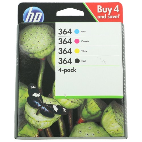 Cartucho De Tinta Multipack Color HP 364 - (SD534EE) Original 4 Hewlett  Packard | 365 Recambios