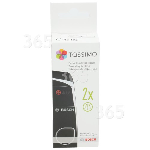 Bosch Tassimo Descaling Tablets For 2 Treatments Spares Parts