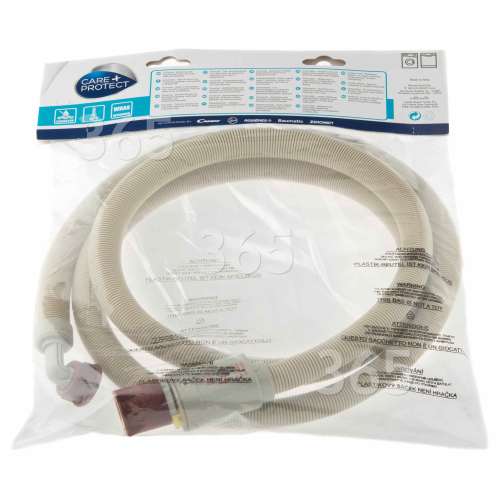 Tuyau Flexible D'arrivée D'eau Aquastop Universel -2,5M - Embouts : Droit Et Coudé Care+Protect