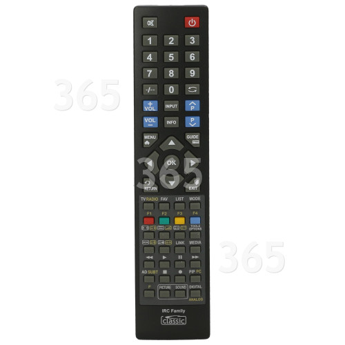 Sharp Compatible All Function TV Remote Control