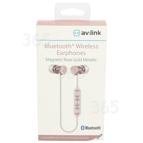 Bluetooth® Kabellose Kopfhörer - Rosa / Weiß