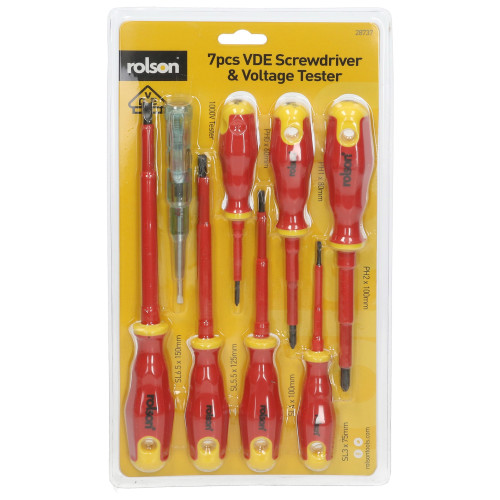 Lot De 7 Tournevis VDE Rolson