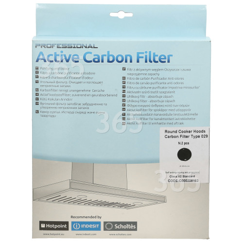 Filtro Carbone H 562 (BK) Indesit