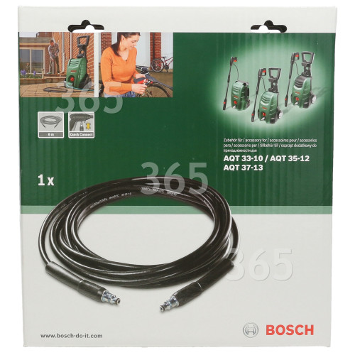 Tuyau Flexible Haute Pression 6M Pour Nettoyeur Haute Pression AQT AQT 37-13 Bosch