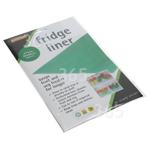 Toastbag Fridge Drawer Liner Protection Mat 20 X 40cm - (Pack Of 4)