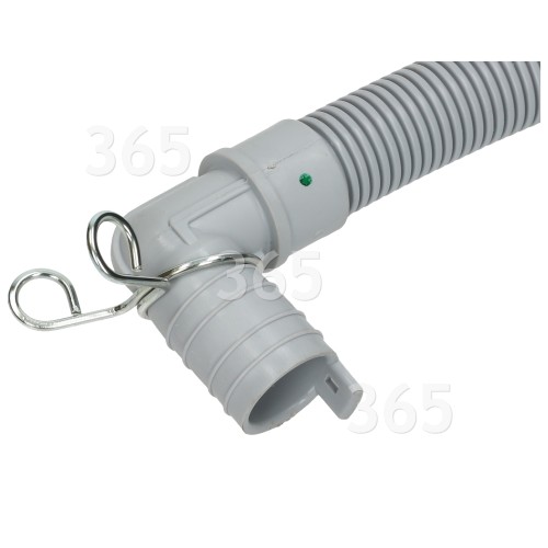 712601 TUBO SCARICO PER LAVATRICE 2MT ATTACCO CURVO DIAM. GROSSO 30MM  UNIVERSALE