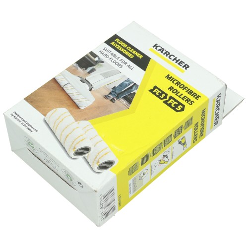 Lot De Brosses-rouleaux En Microfibres Pour Nettoyeur De Sols - Lot De 2 - Karcher