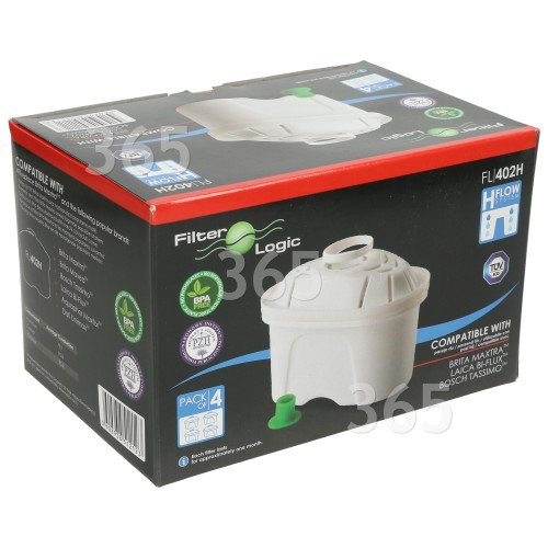 Cartucho De Filtro De Agua Compatible Con Brita Maxtra™ - Pack De 4