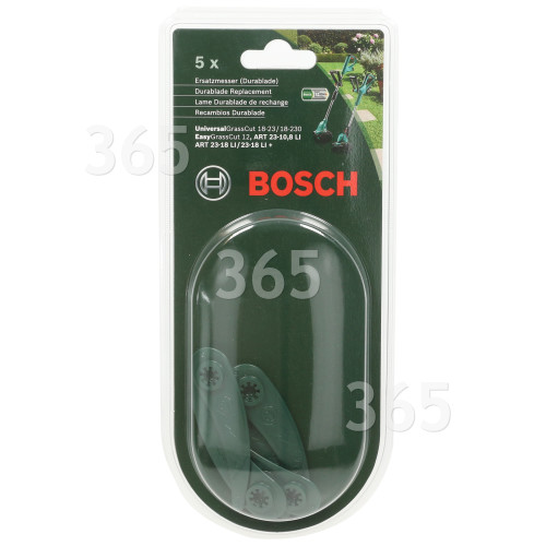 Cuchillas Durablade De Cortabordes - 23cm - Pack De 5 Bosch