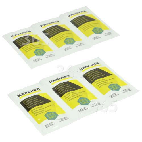 Sachets De Poudre Détartrante Pour Nettoyeur Vapeur - 6 Sachets De 17G - Karcher