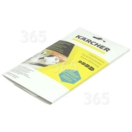 Sachets De Poudre Détartrante Pour Nettoyeur Vapeur - 6 Sachets De 17G - Karcher