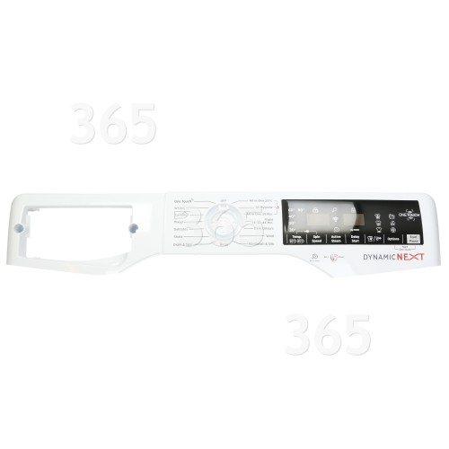 Candy Control Panel Fascia With Sensor - White