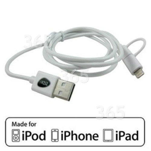 Apple iPad 1,0m Lightning- & Mikro USB-Kabel - Weiß