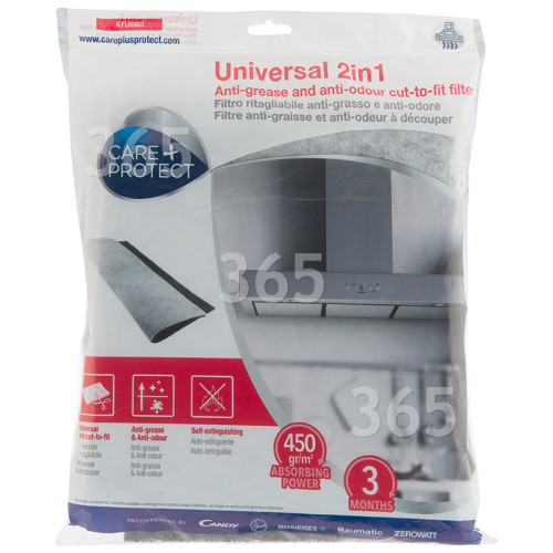Hoover Universal 2-in-1 Cut-to-Fit Anti-Grease And Odour Filter