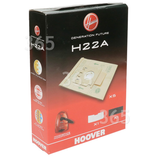 Hoover H22A Paper Bags (Pack Of 5)