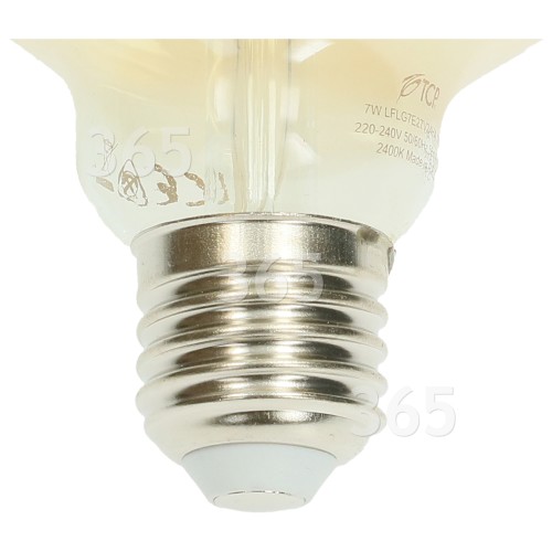 TCP 7W ES/E27 LED Filament Globe Vintage Lamp (Very Warm White)