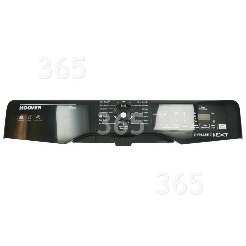 Hoover Control Panel Fascia Assembly - Black