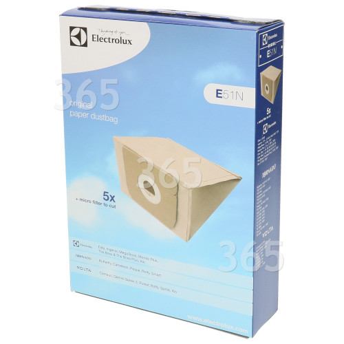 Electrolux E51N Papierbeutel (5er Packung)