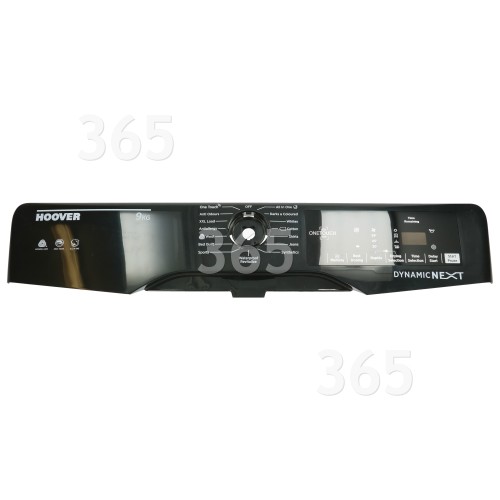 Hoover Control Panel Fascia Assembly - Black