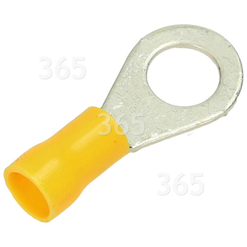 8mm Kabelschuh (Ring) - Gelb - 100 Packung