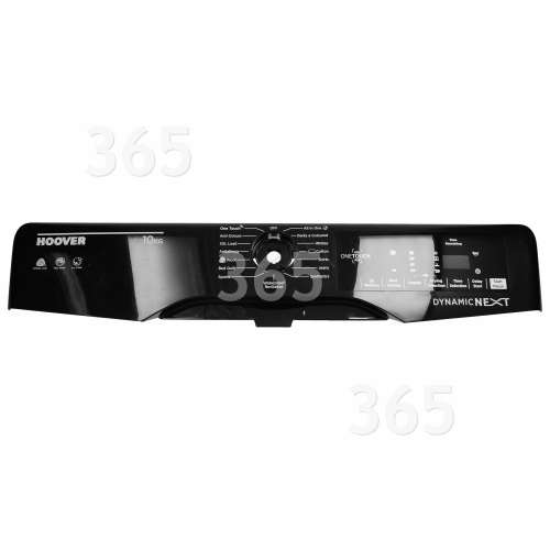 Hoover Control Panel Fascia Assembly - Black