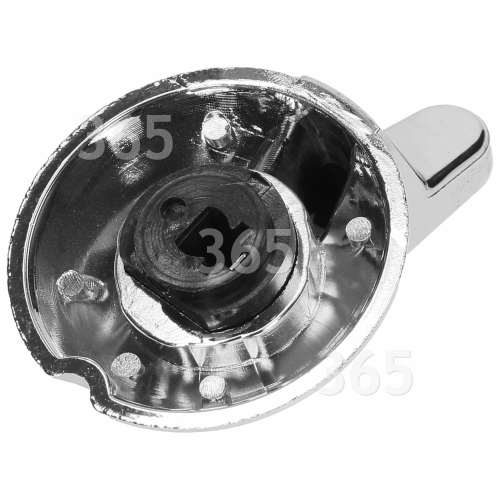 Candy Oven Control Knob - Silver