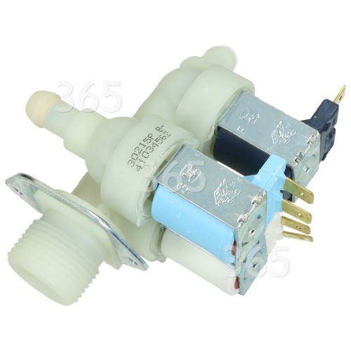 Hoover Cold Water Triple Inlet Solenoid Valve : 2x180Deg. 1x90Deg. & 12 Bore Outlets