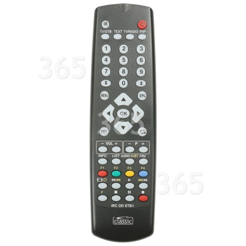 Alba Compatible Set Top Box Remote Control