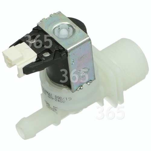 Cold Water Single Inlet Solenoid Valve : 180deg Protected (push) Connector Tag Pin