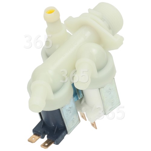 Hoover Cold Water Triple Solenoid Inlet Valve : 2X 180Deg. 1X90Deg & 12 Bore Outlets