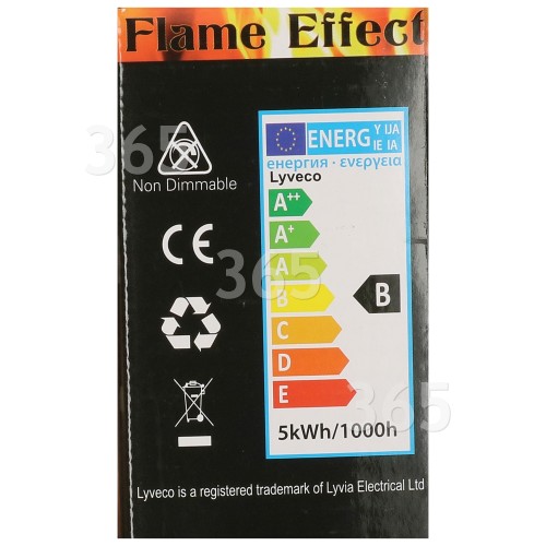 Lampada A LED Effetto Fiamma ES 5W LyvEco