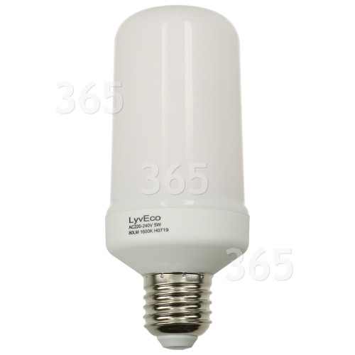 Lampada A LED Effetto Fiamma ES 5W LyvEco