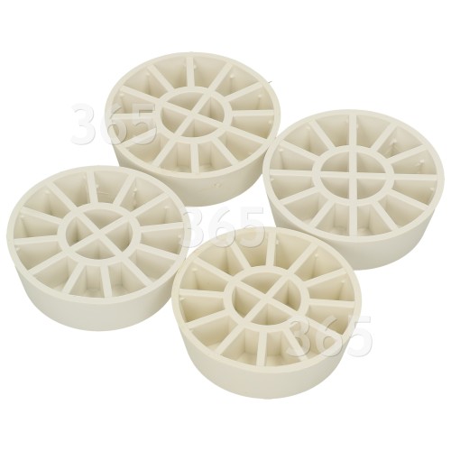 Accessoire pour appareil de lavage Wpro Lot de 4 patins anti