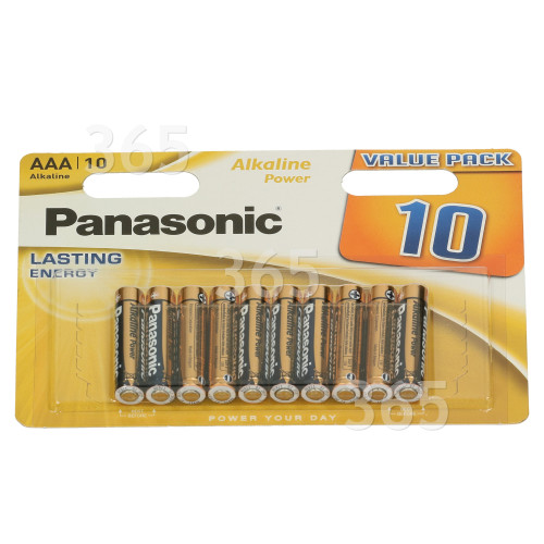 Batterie AAA Alcaline (confezione Da 10) Panasonic