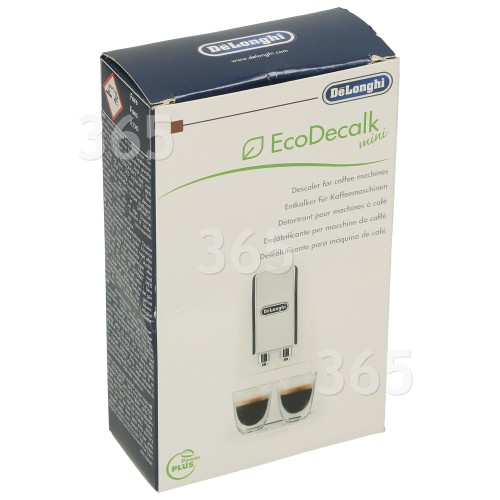 Genuine DeLonghi EcoDecalk Mini Coffee Machine Maker Cleaner Descaler 100ml  Pack