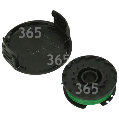 RasentrimmerSpule & Faden Mit Spulendeckel Für Worx WG168, WG168E