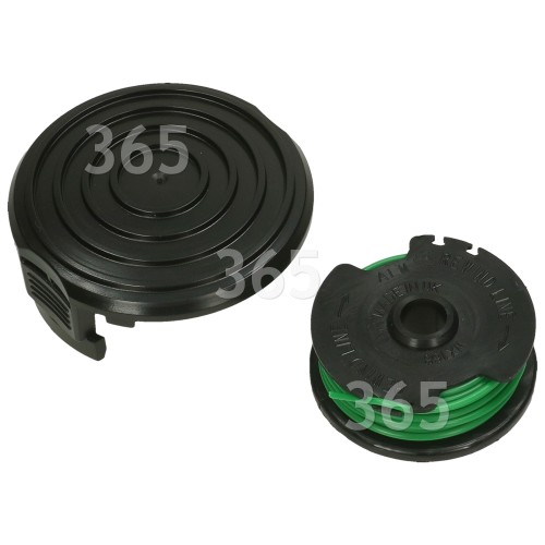 RasentrimmerSpule & Faden Mit Spulendeckel Für Worx WG168, WG168E