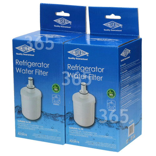 Internal Water Filter Cartridge, Pack Of 2 : Compatible With HAFIN2/EXP, DA29-00003G, DA97-06317A, RS21JLBG, TS48WLUS, WF008K