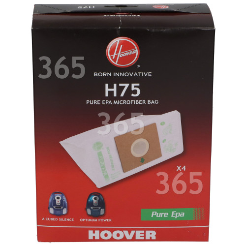 Hoover H75 Pure EPA Microfibre Dust Bag (Pack Of 4)