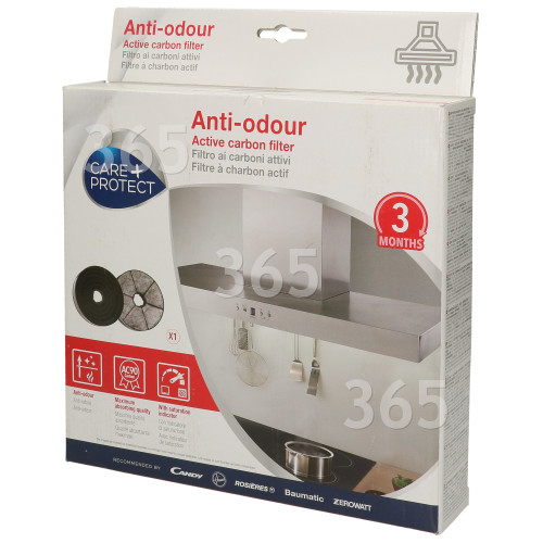 Filtre Anti-Odeurs Au Charbon Actif Compatible CP185 Care+Protect