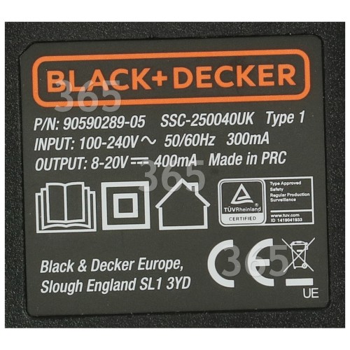 Black & Decker Battery Charger