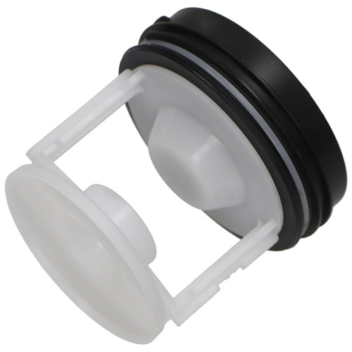 DEKAROX Pompa di scarico per Bosch Siemens 145093 00145093 con testa pompa e filtro per lavabiancheria come Avantixx Logixx Maxx iQ300 iQ500 iQ700 iQ800 Serie 4 Serie 6