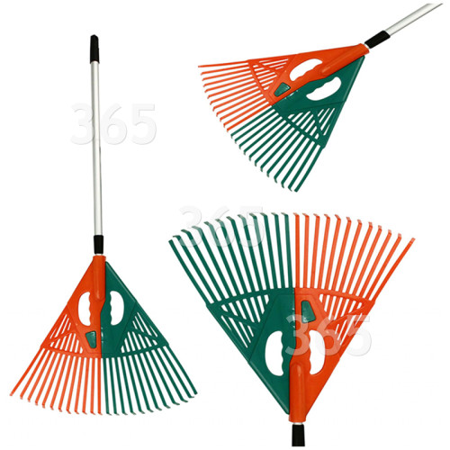 Rolson 2-in-1 Telescopic Leaf Rake