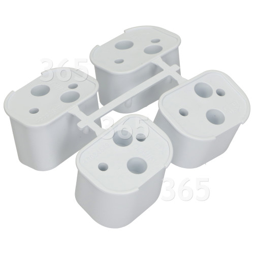 Sonnensegel 160 G/m² Quadratisch Orange 4x4 M HDPE - Sonnensegel